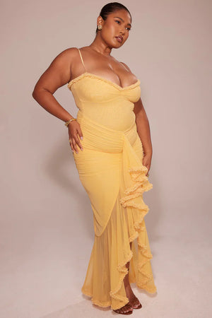 Aurora Maxi Dress - yellow