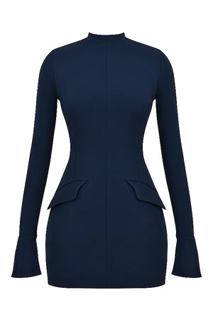 Lila Mini Dress - Navy