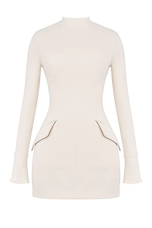 Lila Mini Dress - CREAM