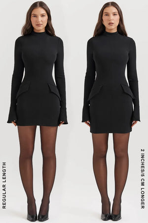 Lila Mini Dress - Black