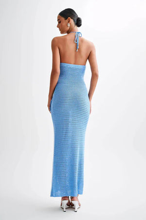 Ocean Breeze Maxi Dress - Blue