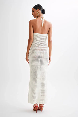 Ocean Breeze Maxi Dress - White