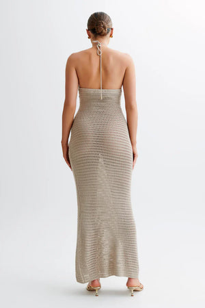 Ocean Breeze Maxi Dress - Khaki