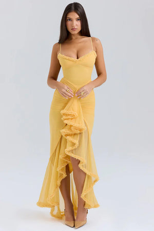 Aurora Maxi Dress - yellow