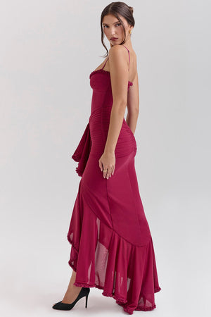 Aurora Maxi Dress - Wine