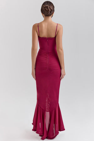 Aurora Maxi Dress - Wine