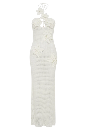 Ocean Breeze Maxi Dress - White