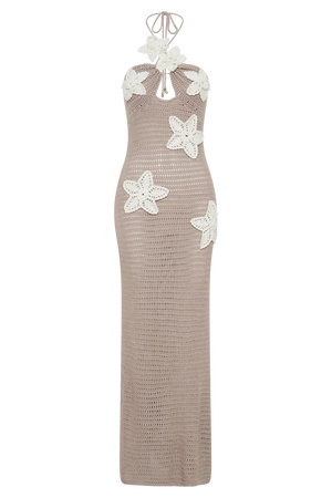 Ocean Breeze Maxi Dress - Khaki