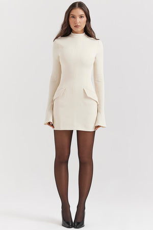 Lila Mini Dress - CREAM