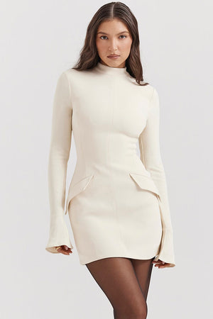 Lila Mini Dress - CREAM