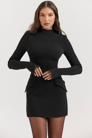 Lila Mini Dress - Black