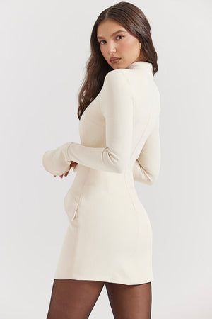 Lila Mini Dress - CREAM