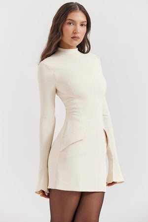 Lila Mini Dress - CREAM