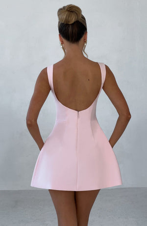 Sedona Backless Mini Dress - Pink