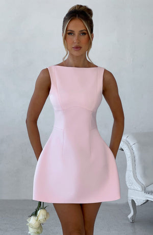 Sedona Backless Mini Dress - Pink