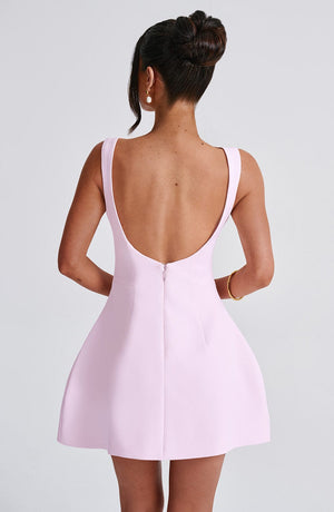 Sedona Backless Mini Dress - Pink