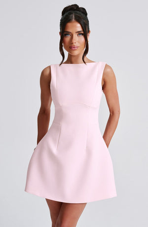 Sedona Backless Mini Dress - Pink