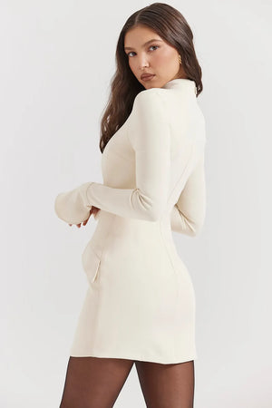 Lila Mini Dress - CREAM