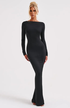 Elysian Maxi Dress - Black