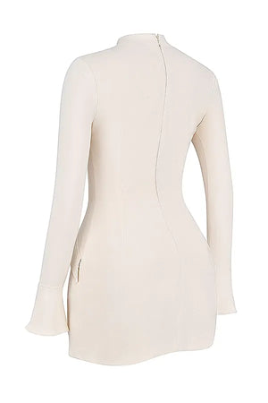 Lila Mini Dress - CREAM